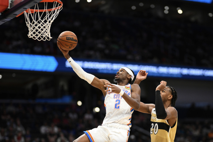 亚历山大40+率雷霆大胜奇才，11连胜创历史纪录