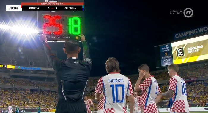 克罗地亚2-1逆转哥伦比亚 莫德里奇替补登场成焦