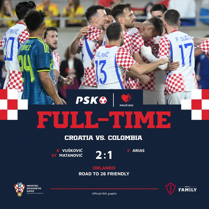 克罗地亚2-1逆转哥伦比亚 莫德里奇替补登场成焦