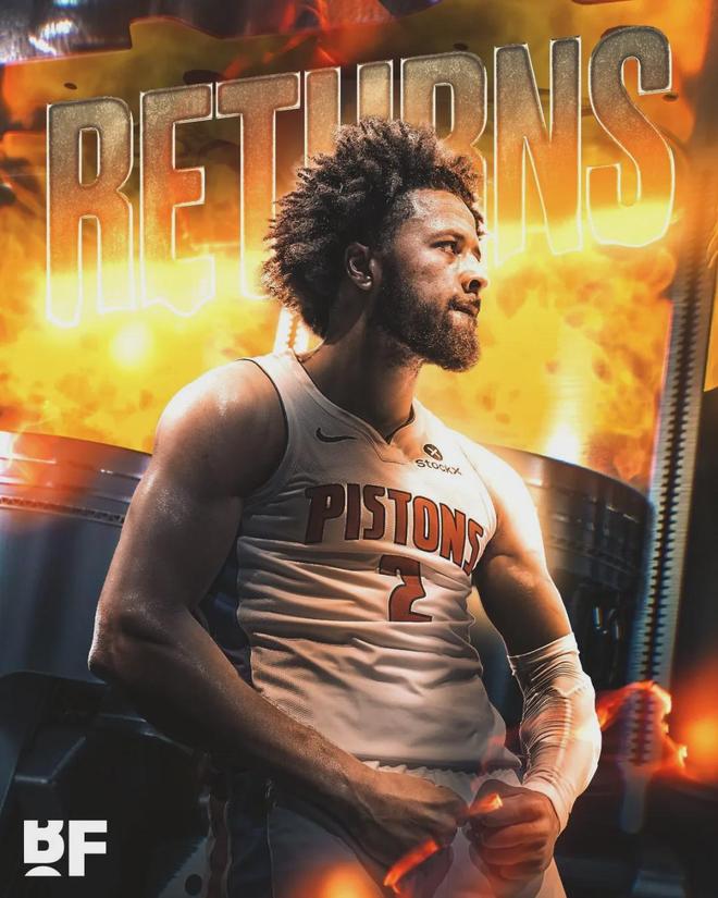 活塞队60胜创队史新高 坝上双核成崛起关键