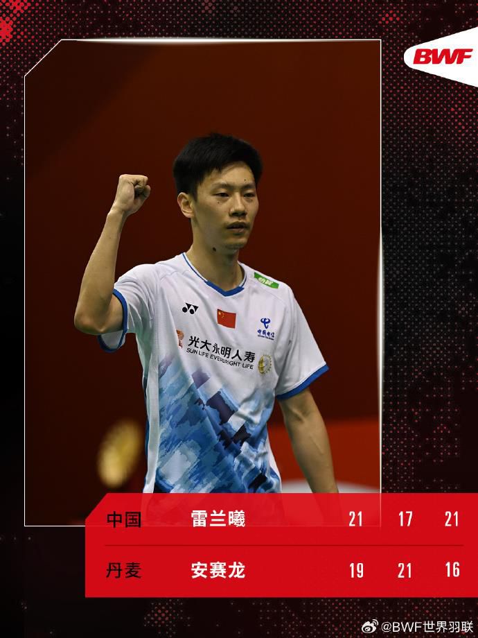 雷兰曦在江苏常州举行的2024中国羽毛球公开赛首